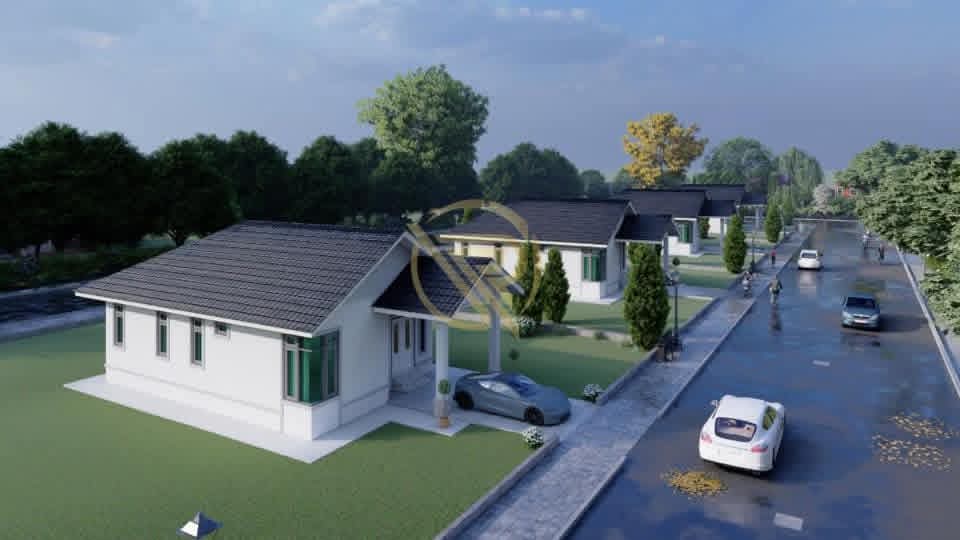 Render udara skim perumahan