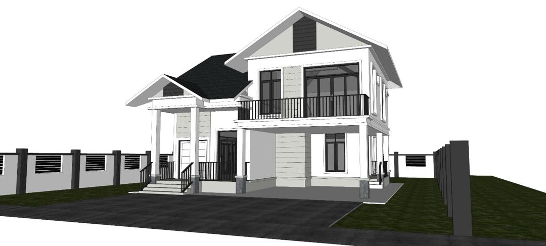 Render 3D sudut - pilihan B
