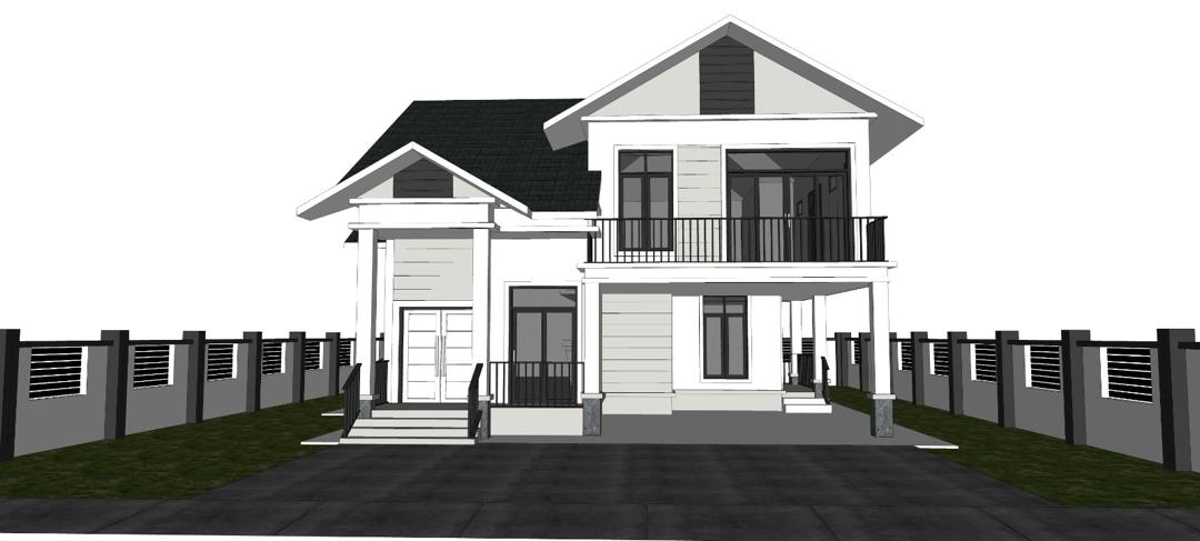 Render 3D hadapan - pilihan B